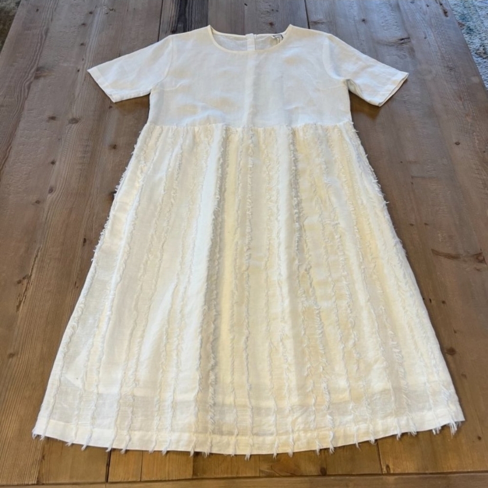 🌻Anthropologie White Midi Dress